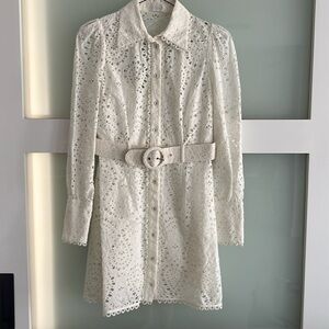 Excellent condition Zimmermann lace shirt dress size 2